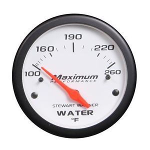 Stewart Warner Maximum Performance Electrical Water Temp Gauge