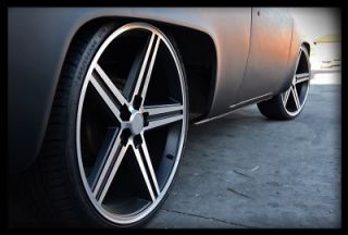 22" IROC6 BM Wheels and Tires Rims for Chevy Silverado Tahoe Escalade RAM F150