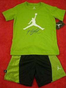 New Nike Jordan Jumpman 2T Baby Toddler Kids Boy Outfit Clothes T Shirt Short