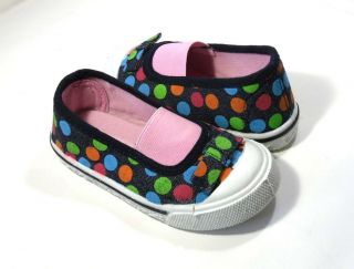 Toddler Girls Slip on Canvas Shoes Size 8