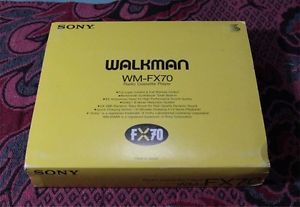 Sony Walkman Auto Reverse Radio Cassette Tape Player Wm FX70 Boxed Japan