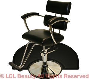 New Sturdy Chrome Hydraulic Barber Chair Styling Hair Mat Beauty Salon Equipment