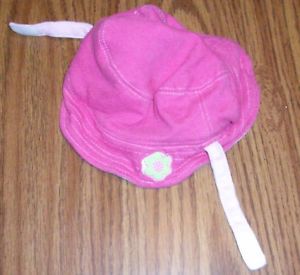 Baby Girls Reversible Pinks Hat Cap Summer Wear 0 3 Mon