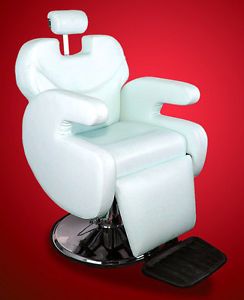 New Mtn All Purpose Barber Salon Spa Beauty Hydraulic Recline Chair Lounge White