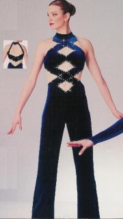 jumpsuit dance costume