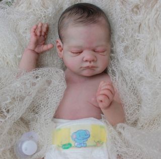 Beautiful Reborn Newborn Baby Boy Doll "Gus" Sculpted by Tina Kewy