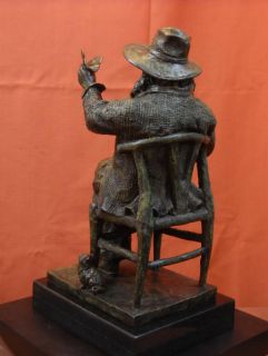 Walter Walt Whitman American Poet Poetry Bronze Sculpture Statue Chair Butterfly
