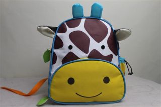 Cartoon Animals Lovely Giraffe Style Kids Toddlers Baby School Bag Backpack