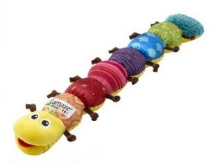 Soft Musical Inchworm Baby Development Toy Song Rattles Squeaks Crinkles Jingles