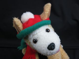 Fabulous Hallmark Plush Christmas Dog Nikki Stuffed Animal Puppy Holiday Toy