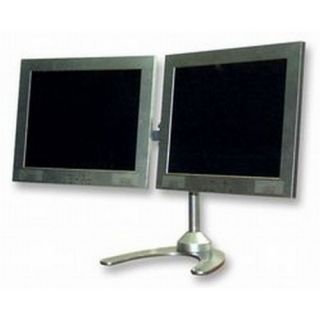 PSG02576 Dual LCD Monitor Desk Mount Weighted Metal Base