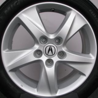 4 17" Acura TSX Factory OEM Silver Wheels Rims Tires TPMS Sensors 2007 2012
