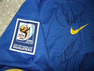 Kaka Brasil Match Un Worn Shirt and Signed by The Players