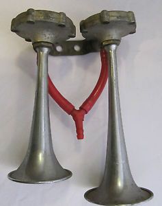 Vintage Fiamm Double Air Horn Hotrod Ratrod Made in Italy Car Truck Accessories