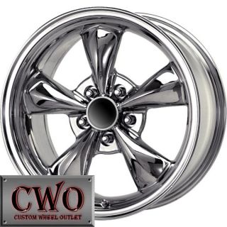 18 Chrome Replica Bullitt Wheels Rims 5x114 3 5 Lug Mustang 350Z G35 Crown Vic