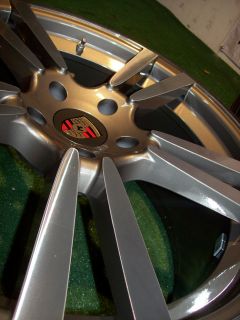 22" Porsche Panamera Turbo Style Wheels GTS 4 s II Gunmetal Tires Package Sport