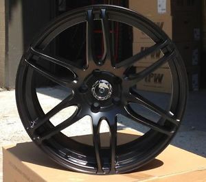 New 19" Deception Style Black Wheels Rims Fits Nissan Altima Maxima 350Z Models