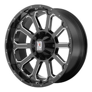 XD XD806 20x9 Black Wheel / Rim 5x5.5 & 5x150 with a 30mm Offset and a 110.50 Hub Bore. Partnumber XD80629086330: Automotive