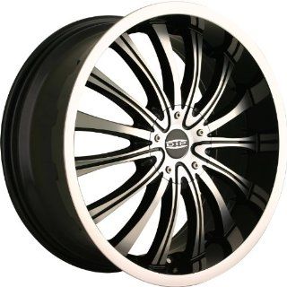 Dip Hype 18 Black Wheel / Rim 5x105 & 5x115 with a 40mm Offset and a 72.62 Hub Bore. Partnumber D50 8729B: Automotive