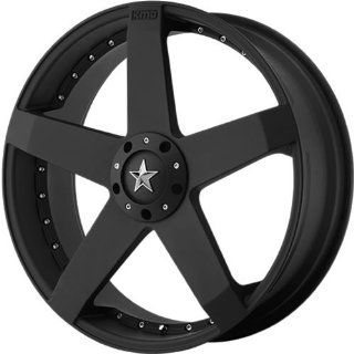 KMC KM775 17x7.5 Black Wheel / Rim 4x100 & 4x4.5 with a 42mm Offset and a 72.60 Hub Bore. Partnumber KM77577598742: Automotive