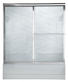 American Standard AM00790.422 60W x 71.5H in. Rain Glass Shower Door   Bathtub and Shower Doors