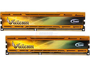 Team Vulcan 8GB (2 x 4GB) 240 Pin DDR3 SDRAM DDR3 2400 (PC3 19200) Desktop Memory Model TLYD38G2400HC11CDC01