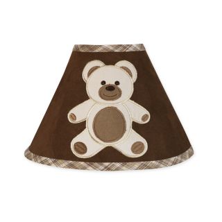Sweet Jojo Designs Chocolate Teddy Bear Lamp Shade (ChocolatePrint: Teddy bearDimensions: 7 inches high x 10 inches bottom diameter x 4 inches top diameterMaterial: 100 percent microsuedeLamp base is NOT includedThe digital images we display have the most