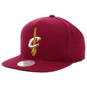 Cleveland Cavaliers Mitchell and Ness NBA Solid Snapback