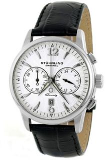 Stuhrling Original 186L.33152  Watches,Mens Classic Silver Dial Stainless Steel, Casual Stuhrling Original Quartz Watches