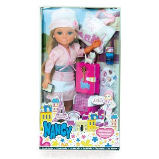 Famosa  17 in. Nancy World Travelers Doll (Colors/Styles will vary)