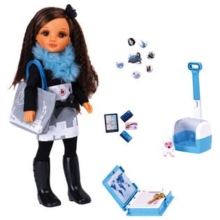 Famosa  17 in. Nancy World Travelers Doll (Colors/Styles will vary)