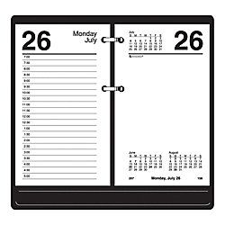 AT A GLANCE 30percent Recycled Desk Calendar Refill 3 12 x 6  January December 2013