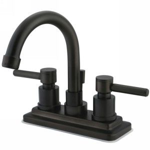 Kingston Brass KS8665DL CONCORD Oil Rubbed Bronze  Two Handle Centerset Bathroom Faucets