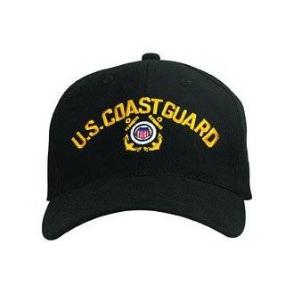 Black US Coast Guard Low Profile Cap