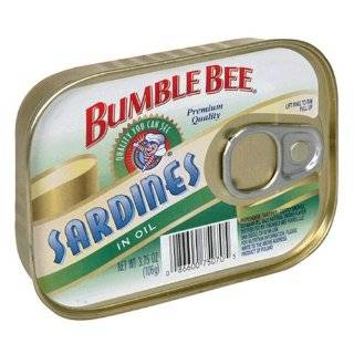 Bumble Bee Sardines in Water, 3.75 Ounce Cans (Pack of 24)  