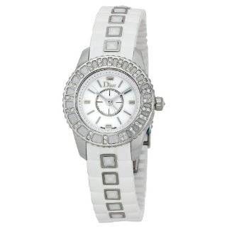   Rolex Ladies White Gold President Silver Dial Diamond Bezel: Watches