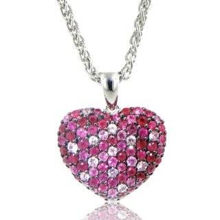 Effy Jewelers Balissima® PinkSapphire & Ruby Heart Pendant set into 