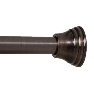Maytex Stepped EZ UP Decorative Adjustable Rod, Oil Rubbed Bronze
