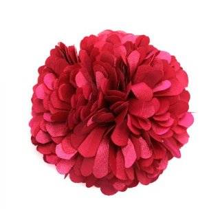   Black Linen Rose Fabric Flower Hair Clip & Pin Brooch: F10013: Beauty