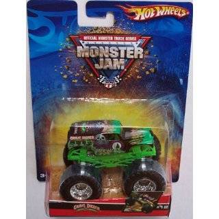 HOT WHEELS MONSTER JAM GRAVE DIGGER 25TH ANNIVERSARY BAD TO THE BONE 