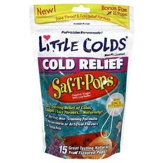 Little Remedies Soothing Throat Safe T Pops, With Vitamin C & Zinc, 15 