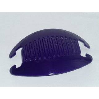 Interlocking Banana Combs Hair Clip French Side Comb Holder (Purple)