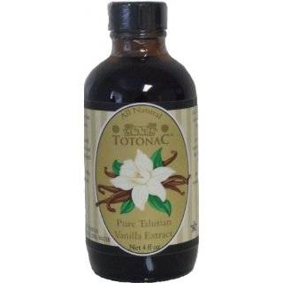 Totonac Pure Tahitian Vanilla Extract, 4 Ounce Containers (Pack of 3)