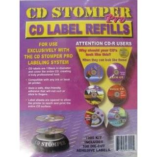    Stomp CD Stomper Pro 40 Glossy CD Label Refills Electronics