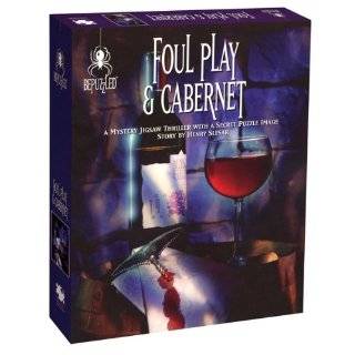 Bepuzzled Foul Play and Cabernet Classic Mystery Jigsaws 1000 Piece