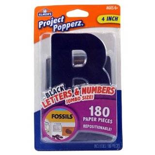 Elmers Project Popperz Peel and Stick Jumbo Letters and Numbers, 180 