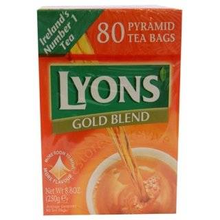 Lyons Gold Blend Box of 80 Count Tea Bags  Grocery 