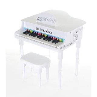 Barcelona Kids 30 Keys Baby Grand Piano with Matching Bench