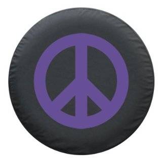  28 Pink Peace Sign Spare Tire Cover   Premium Quality Soft Cover 