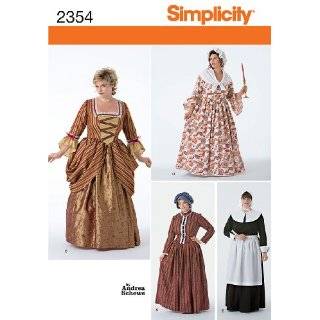 Simplicity Sewing Pattern 2354 Plus Size Costumes, GG (26W 28W 30W 32W 